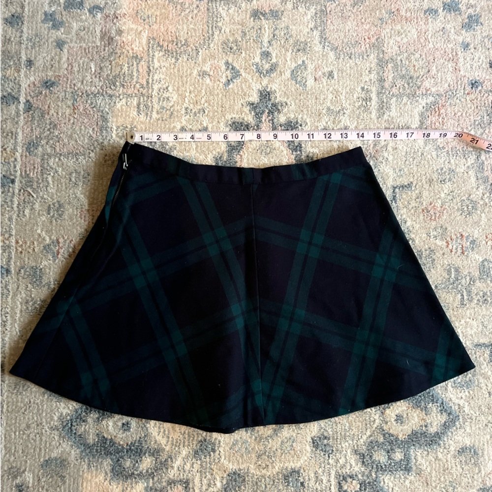 Silence + Noise Plaid Circle Skirt